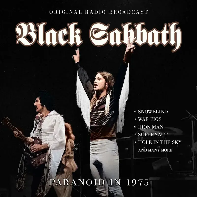 BLACK SABBATH · Paranoid In 1975 - Original Radio Broadcast | CD BLACK SABBATH · Paranoid In 1975 - Original Radio Broadcast | CD (Hard Rock/Metal CDs)