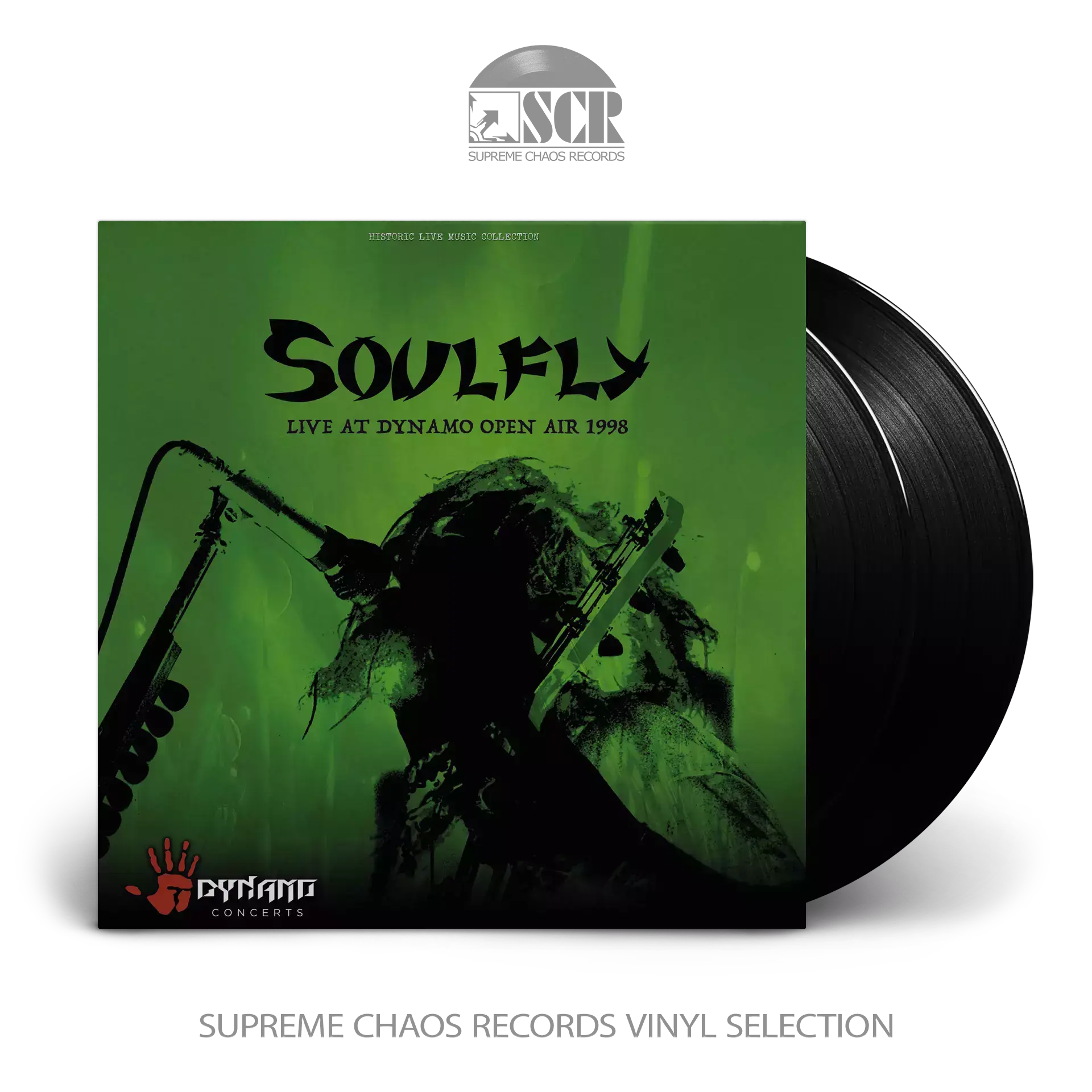 SOULFLY · Live At Dynamo Open Air 1998 | BLACK DLP (Thrash Metal Vinyl)