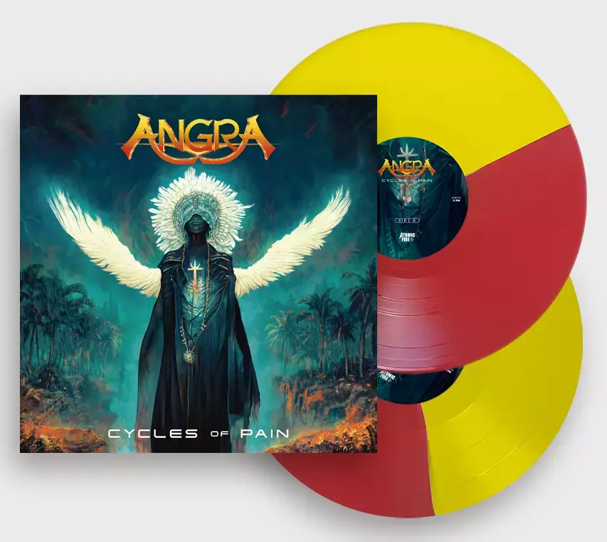 ANGRA · Cycles Of Pain | RED/YELLOW BI-COLOURED 2LP (Power Metal Vinyl)