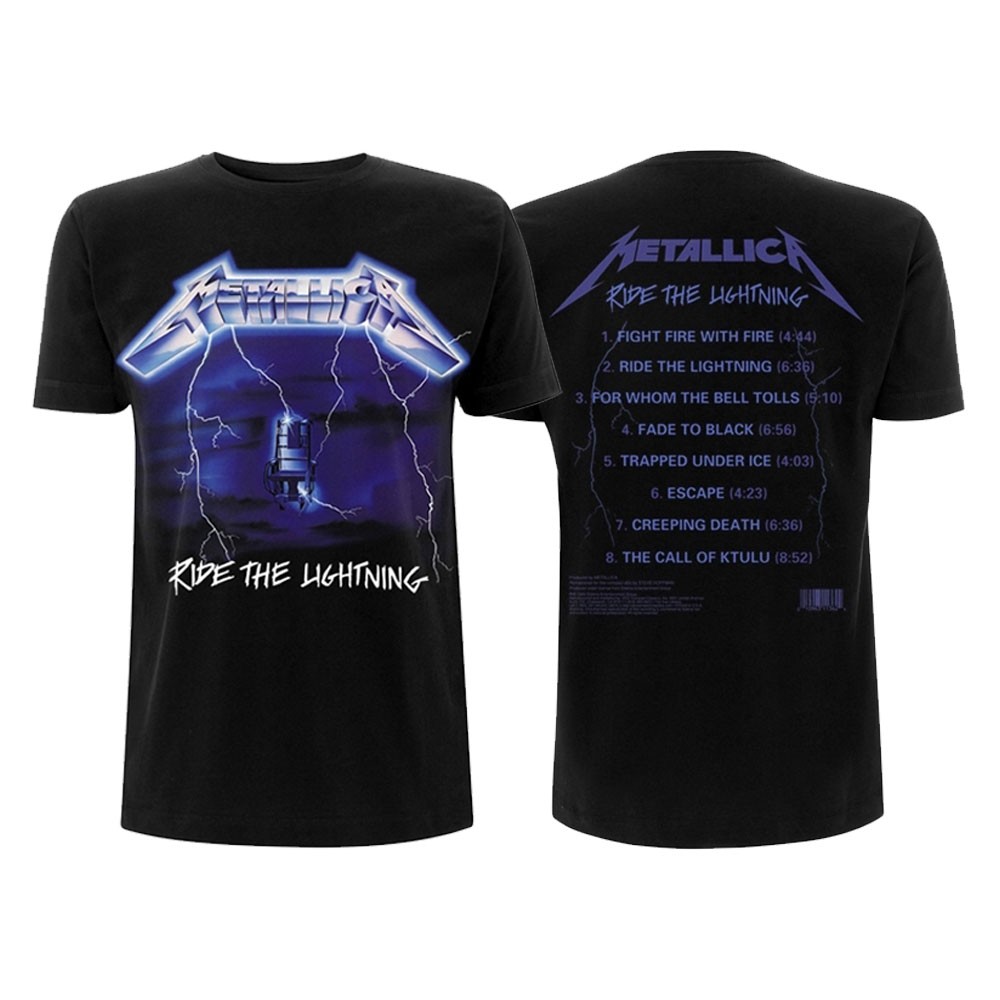 METALLICA - Ride The Lightning Tracks · TS-L (Heavy Metal Clothes)