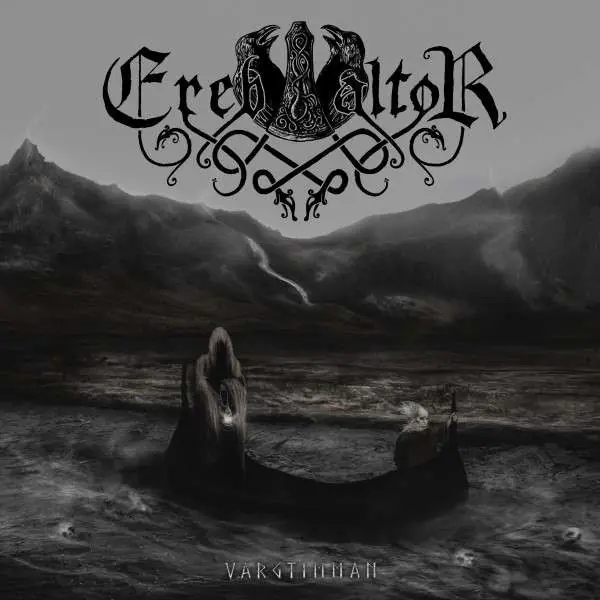 EREB ALTOR - Vargtimman · SILVER/WHITE/BLACK SPLATTER LP (Black Metal/Viking Metal Vinyl) · Bild 1
