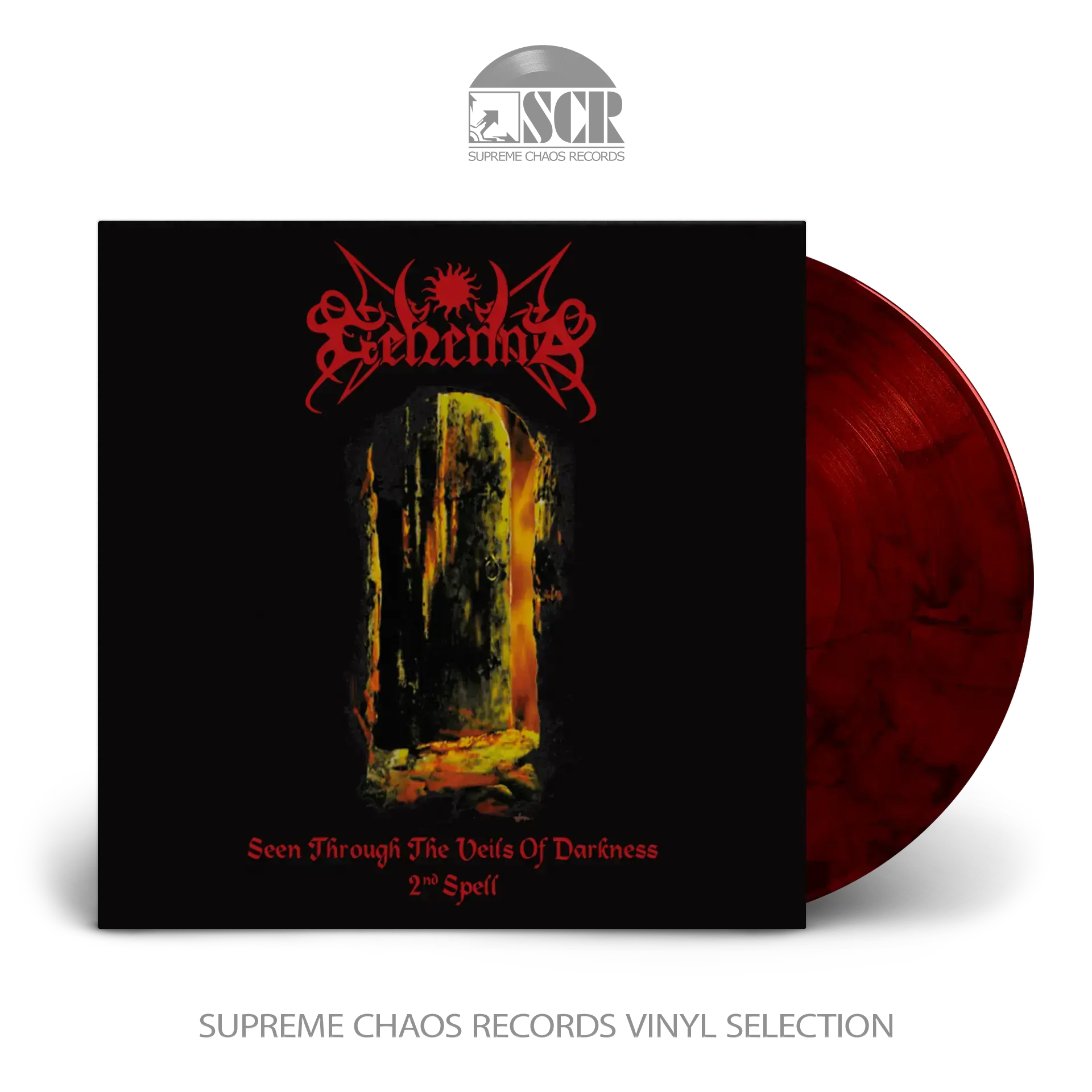 GEHENNA · Seen Through The Veils Of Darkness (Re-Release) | TRANSPARENT RED GALAXY LP GEHENNA · Seen Through The Veils Of Darkness (Re-Release) | TRANSPARENT RED GALAXY LP (Black Metal Vinyl)