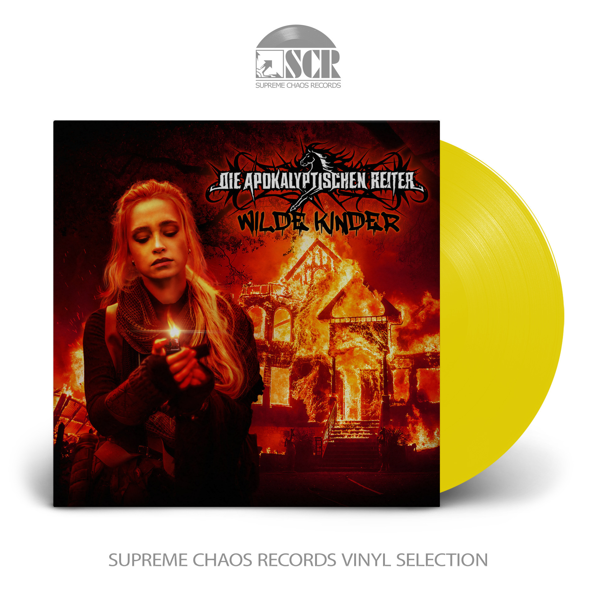 DIE APOKALYPTISCHEN REITER · Wilde Kinder | YELLOW LP (Heavy Metal Vinyl)