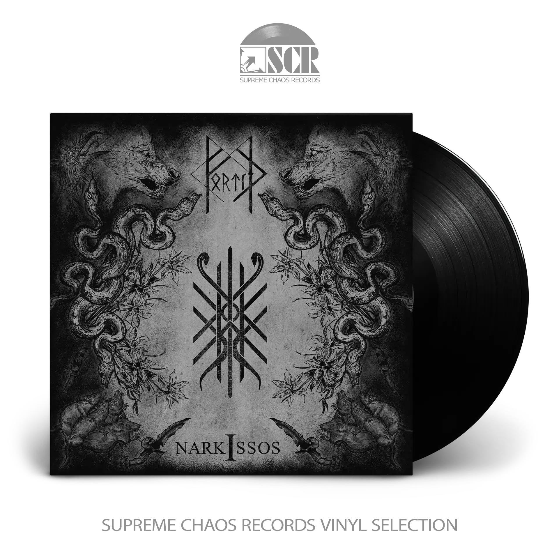 FORTÍÐ - Narkissos · BLACK LP FORTÍÐ - Narkissos · BLACK LP (Black Metal Vinyl)