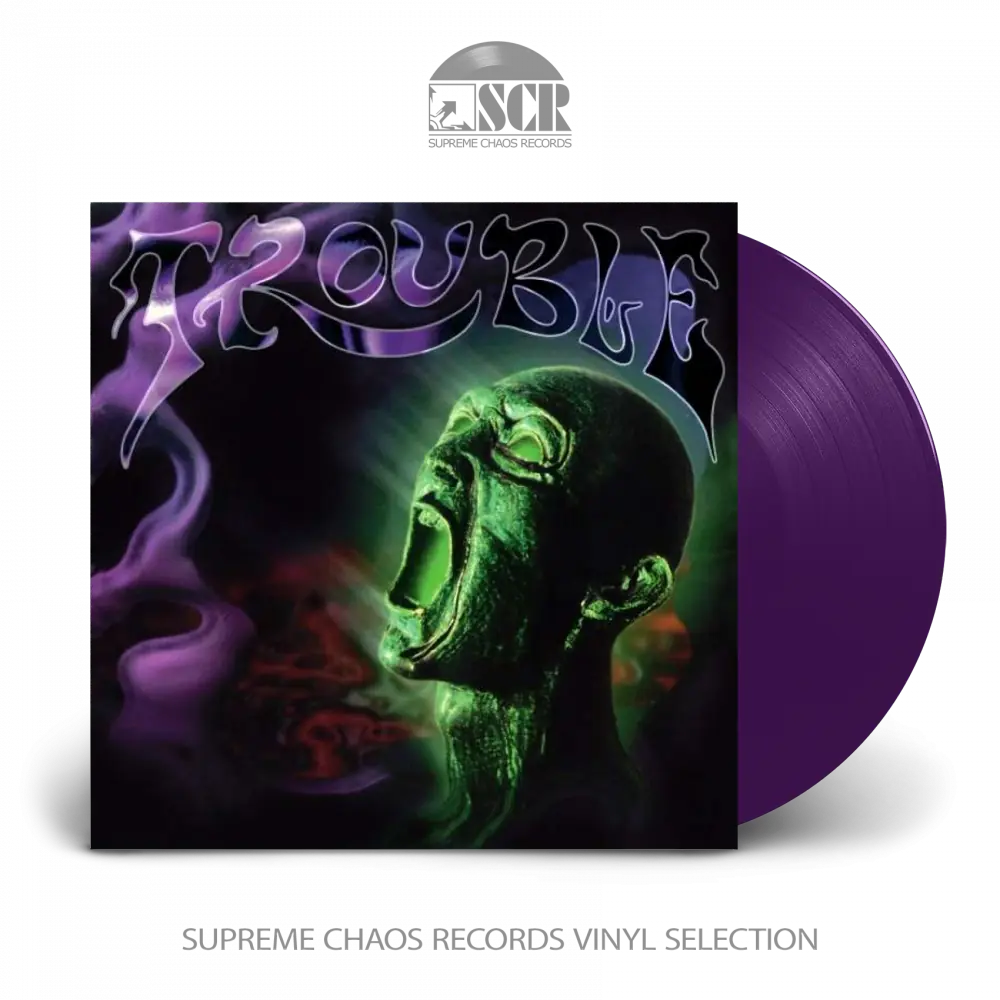 TROUBLE - Plastic Green Head · PURLE LP (Doom Metal Vinyl)