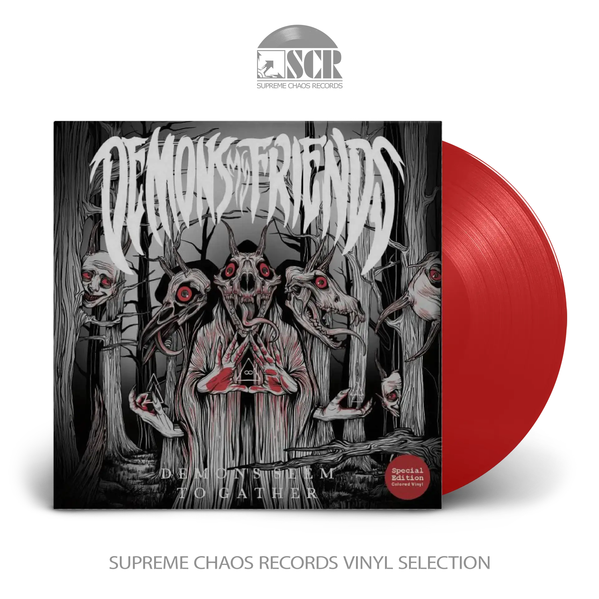 DEMONS MY FRIENDS - Demons Seem To Gather · RED LP (Stoner Rock Vinyl)