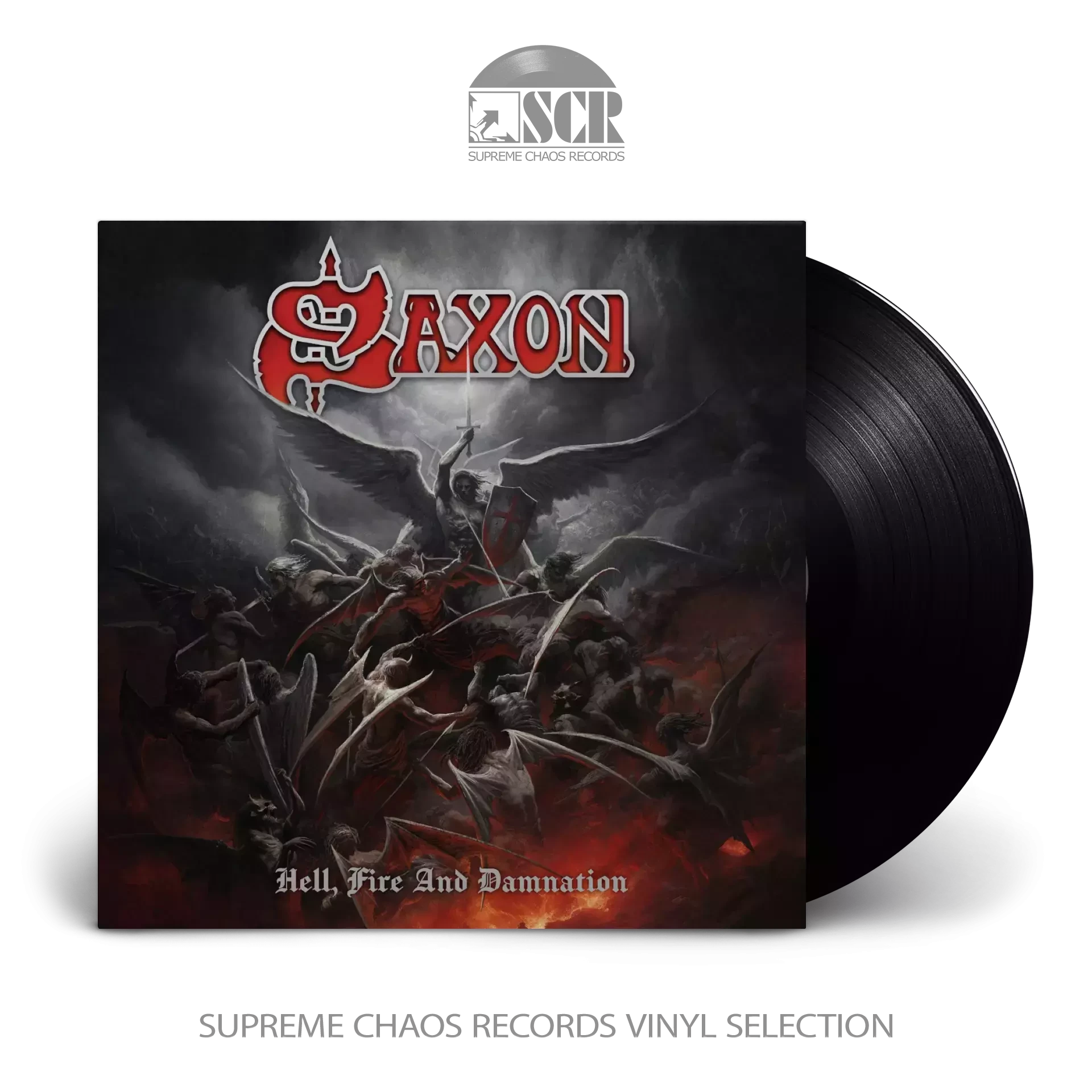 SAXON · Hell, Fire And Damnation | BLACK LP (Heavy Metal Vinyl)