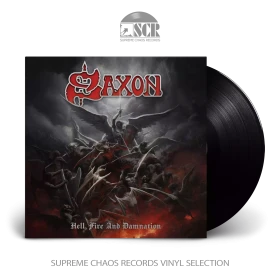SAXON · Hell, Fire And Damnation | BLACK LP (Heavy Metal Vinyl)