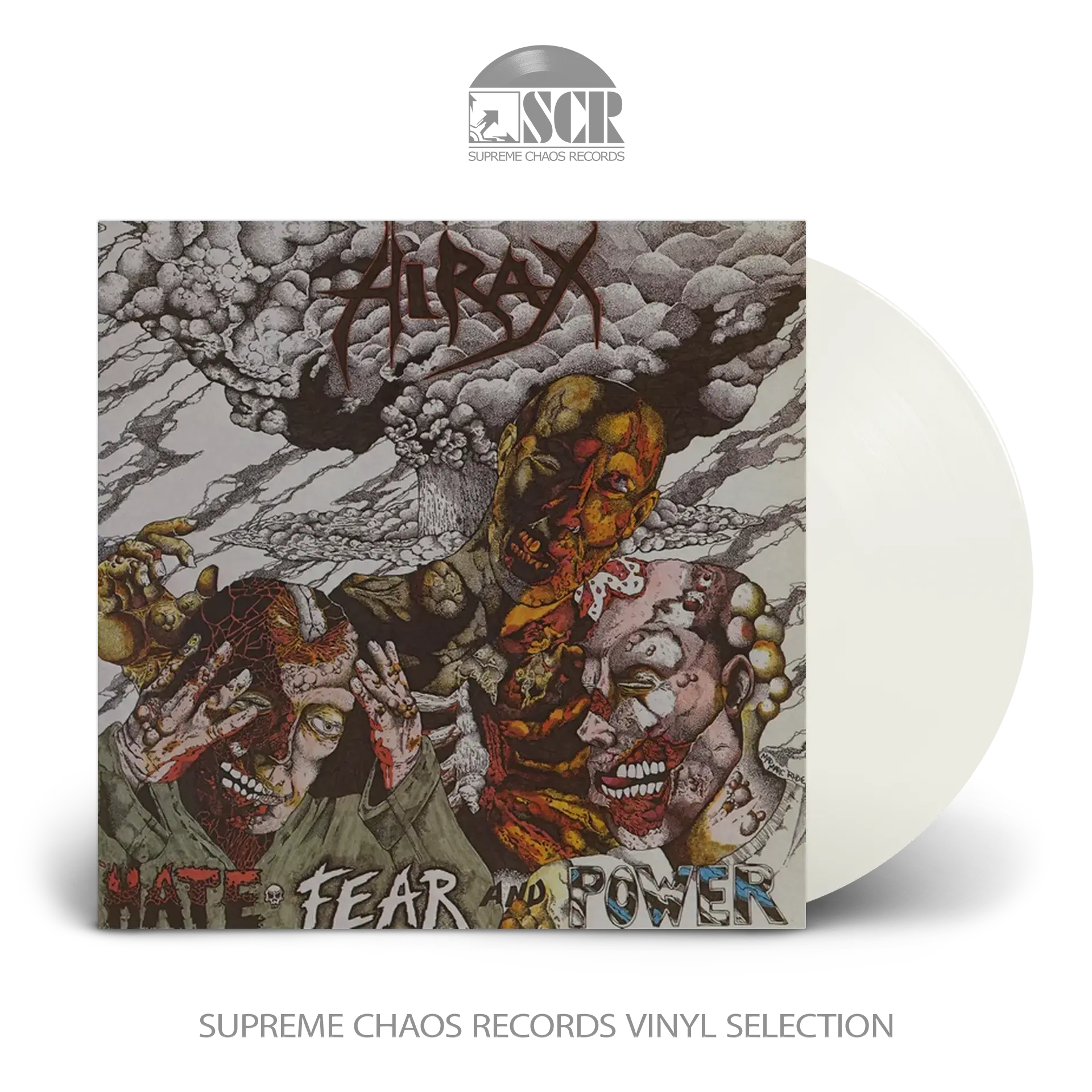 HIRAX · Hate, Fear & Power | CLEAR LP (Thrash Metal Vinyl)