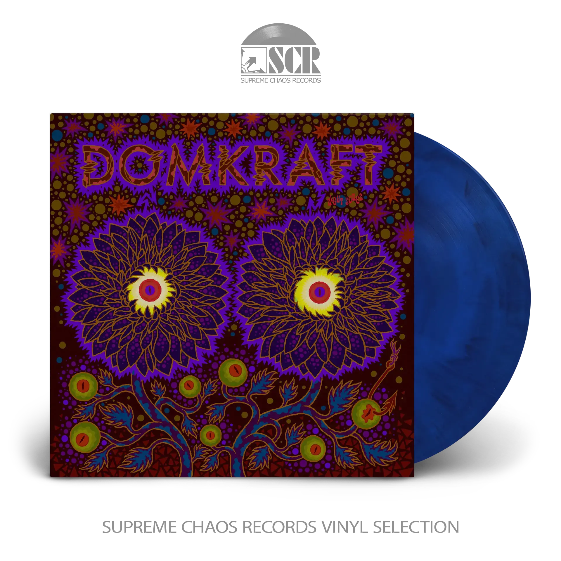 DOMKRAFT · Night Songs | BLUE VIOLET GALAXY LP (Psychedelic Rock/Doom Metal Vinyl)