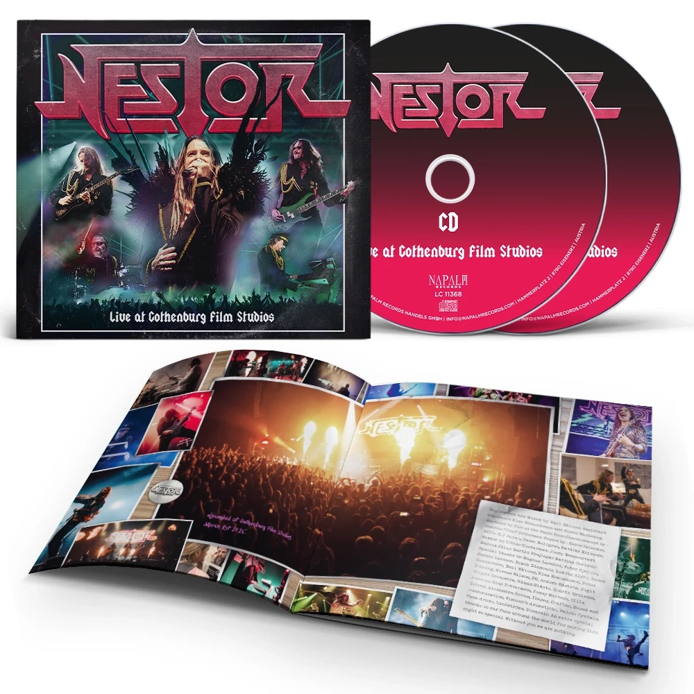 NESTOR · Live at Gothenburg Film Studios | DIGISLEEVE CD+BLU-RAY (Hardrock CDs) · Bild 2