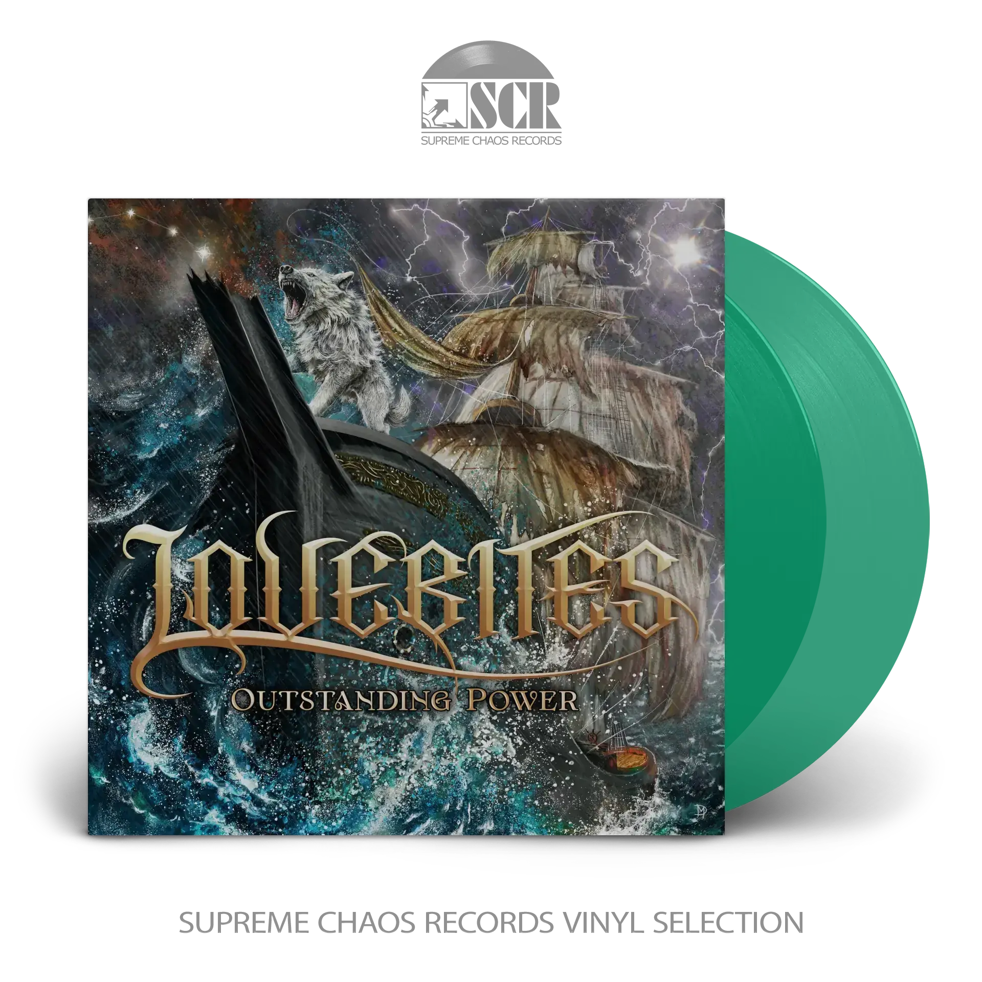 LOVEBITES · Outstanding Power | TURQUOISE 2LP (Power Metal/Heavy Metal Vinyl)