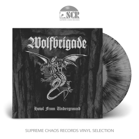 WOLFBRIGADE · Howl From Underground | GREY/BLACK DUST LP (Crust Punk/Death Metal Vinyl)