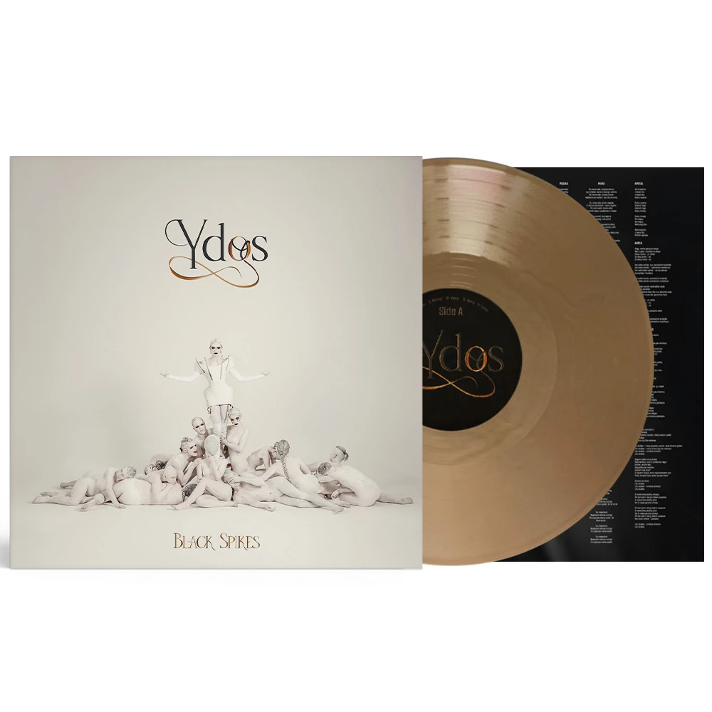 YDOS · Black Spikes | GOLD LP (Progressive Metal Vinyl) · Bild 2