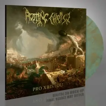 ROTTING CHRIST · Pro Xristou | CRYSTAL CLEAR/BLUE/GOLD MARBLED LP (Death Metal/Black Metal Vinyl)
