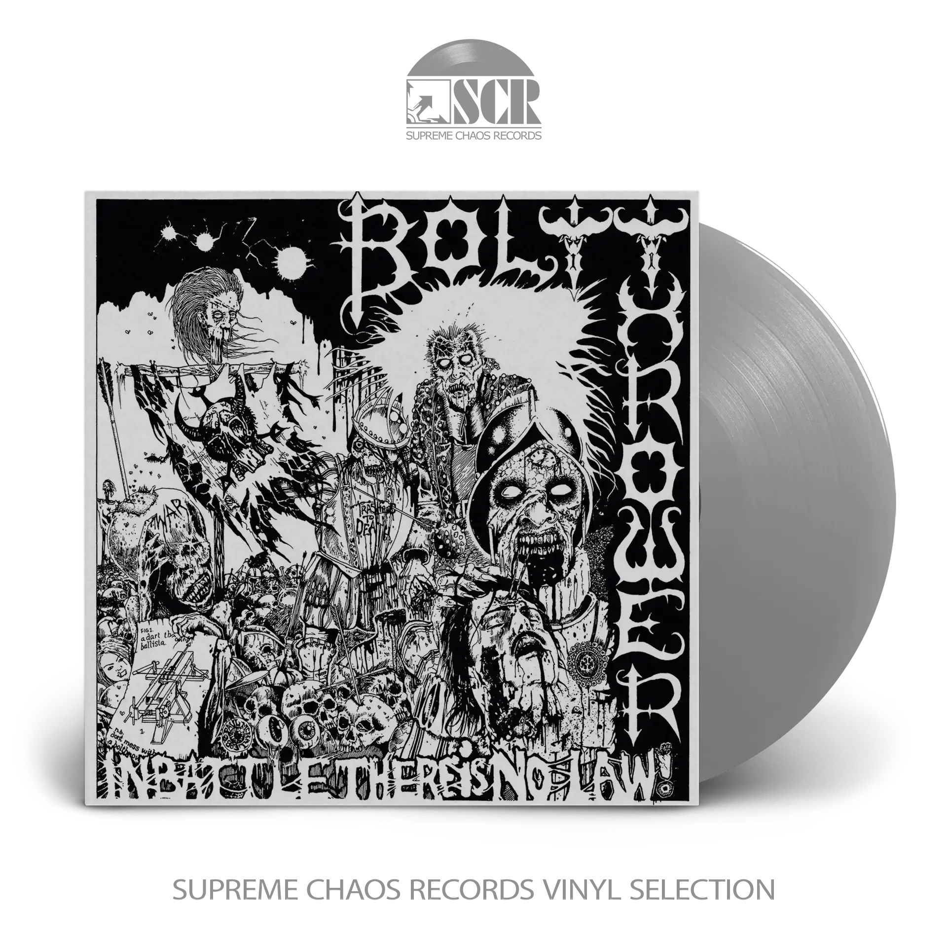 BOLT THROWER · In Battle There Is No Law! (Re-Release) | SILVER LP (Death Metal Vinyl)