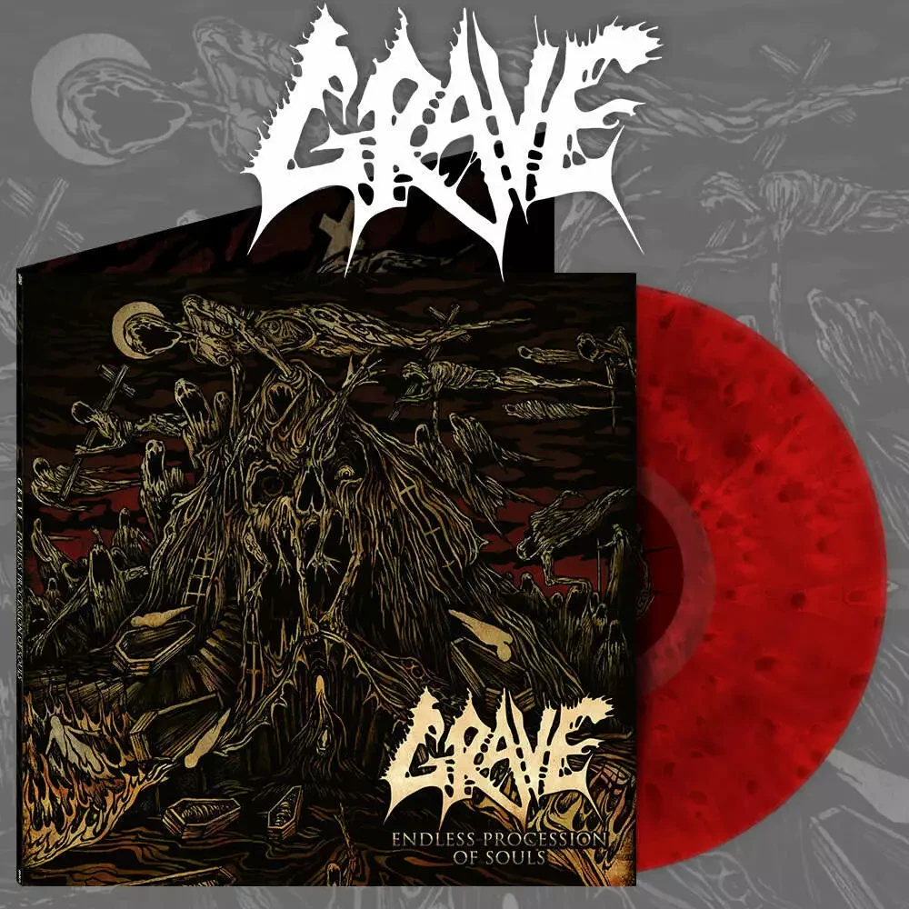 GRAVE · Endless Procession Of Souls (Re-Issue 2023) | CLOUDY TRANSPARENT RED LP (Death Metal Vinyl)