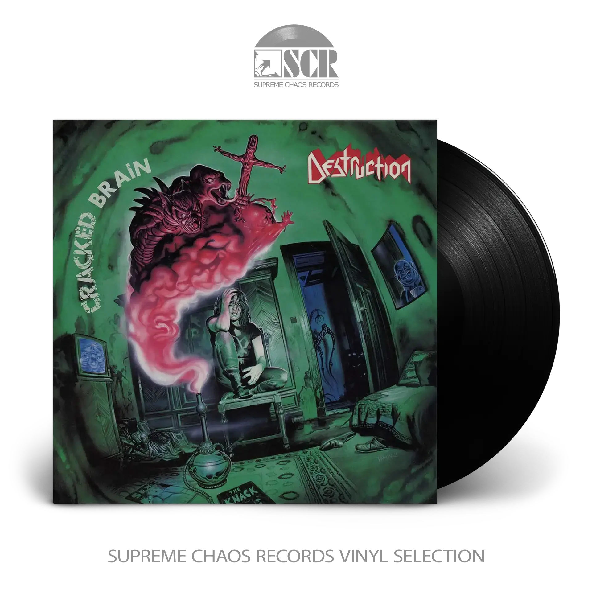DESTRUCTION - Cracked Brain [BLACK LP] (Thrash Metal Vinyl)