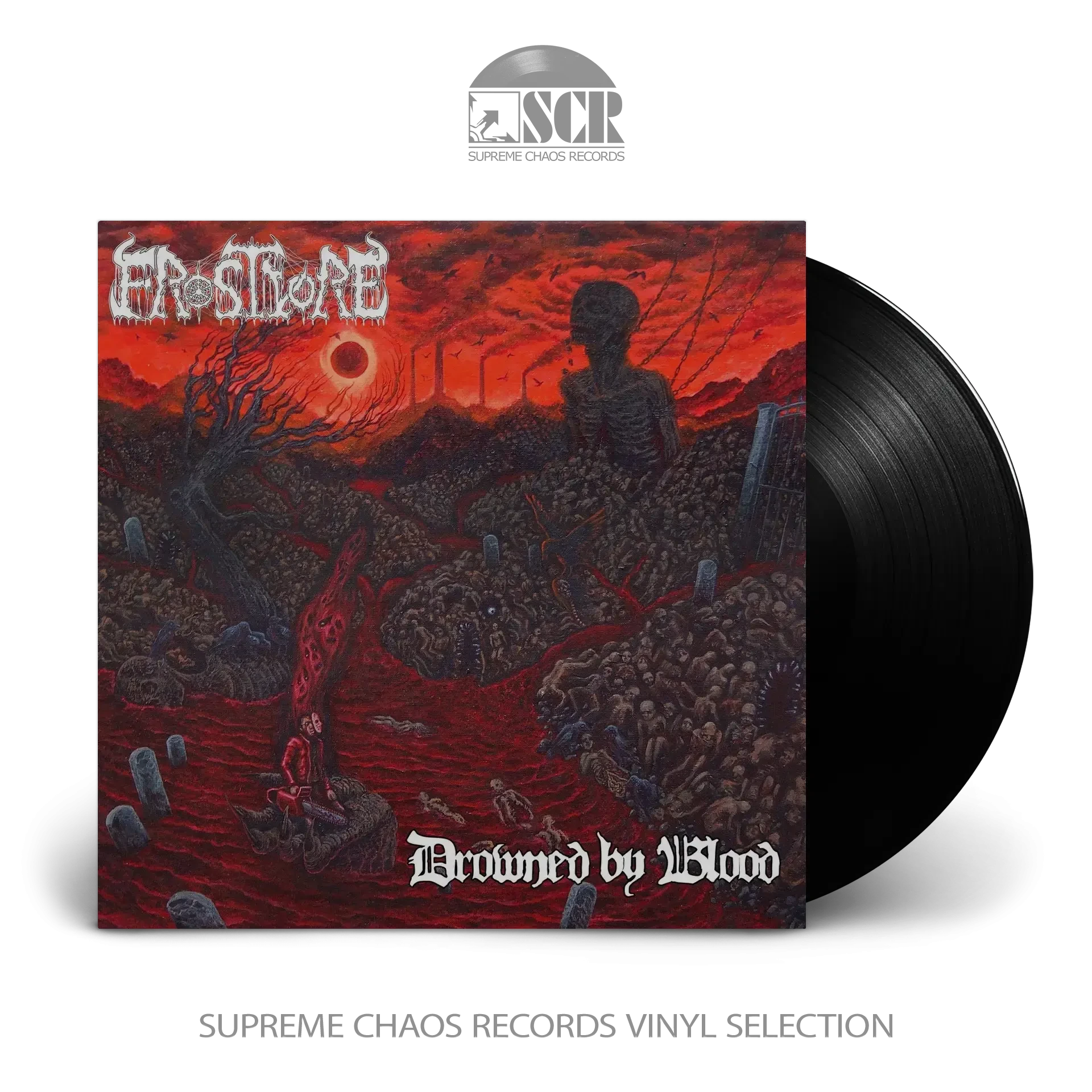 FROSTVORE · Drowned By Blood | BLACK LP (Death Metal Vinyl)
