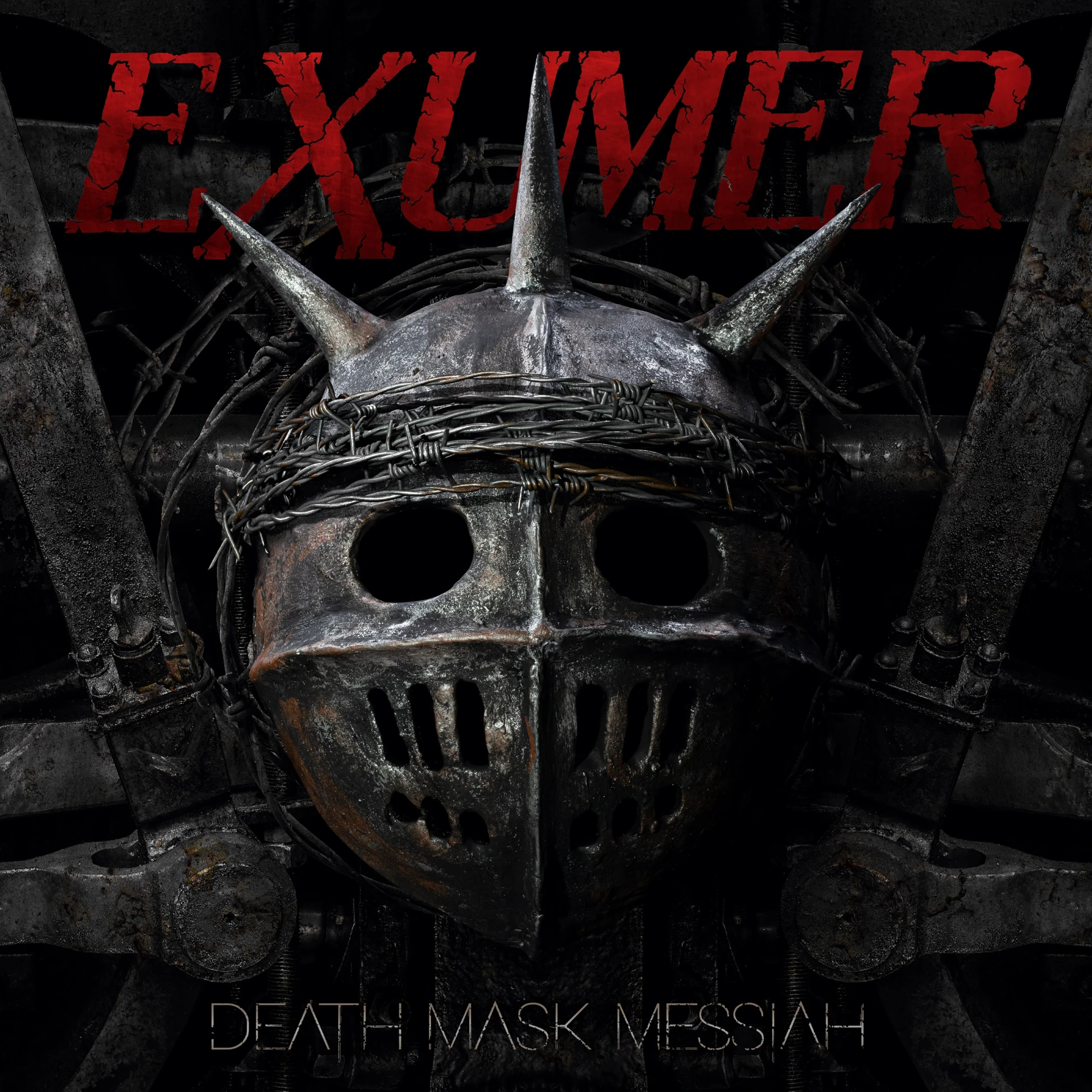 EXUMER · Death Mask Messiah | RED BLACK GALAXY LP (Thrash Metal Vinyl) · Bild 1