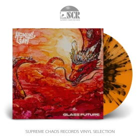 HOWLING GIANT · Glass Future | ORANGE/BLACK SPLATTER LP (Psychedelic Metal Vinyl)