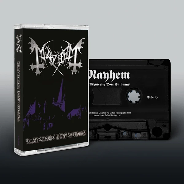 MAYHEM · De Mysteriis Dom Sathanas (Back On Black) | BLACK TAPE (Black Metal Tapes)