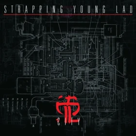 STRAPPING YOUNG LAD · City | YELLOW/BLACK SPLATTER 2LP (Industrial Metal Vinyl) · Bild 1