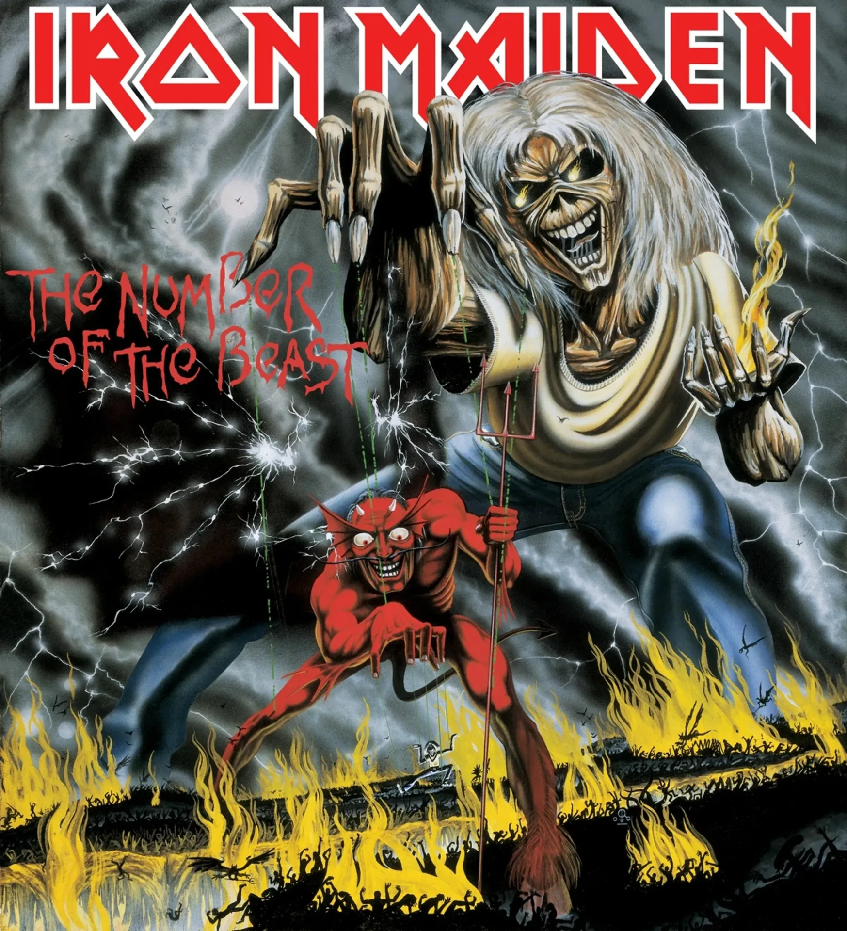 IRON MAIDEN - The Number Of The Beast (Remastered) · BLACK LP (Heavy Metal Vinyl) · Bild 1