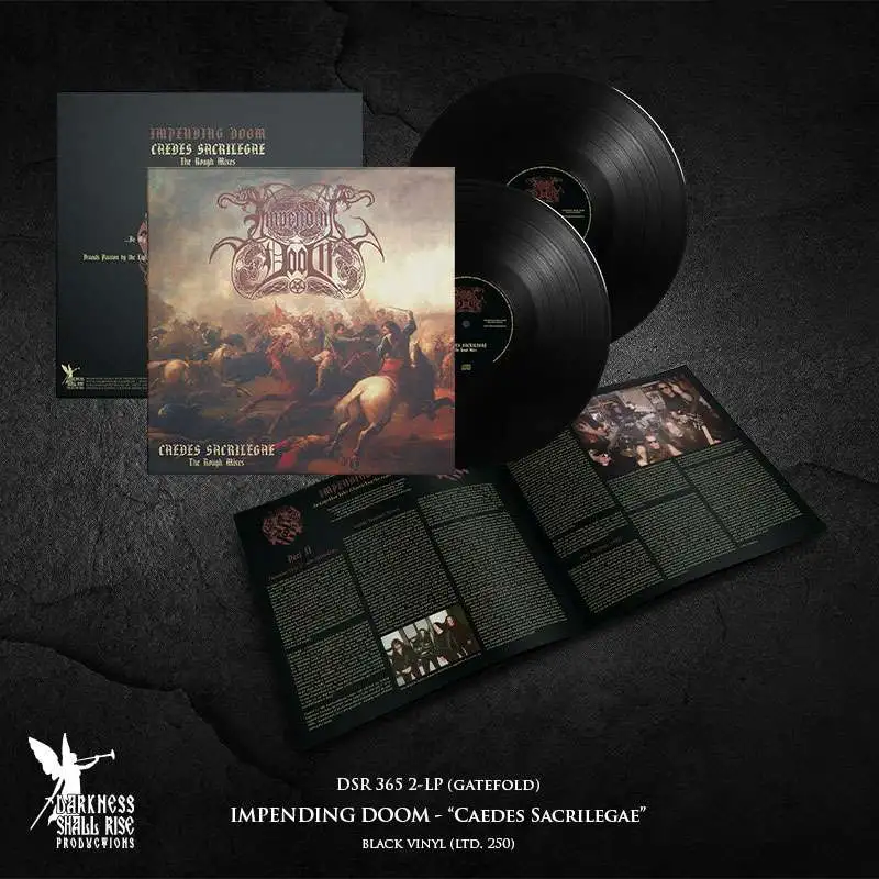IMPENDING DOOM · Caedes Sacrilegae (The Rough Mixes) | BLACK 2LP (Black Metal/Heavy Metal/Doom Metal Vinyl) · Bild 2