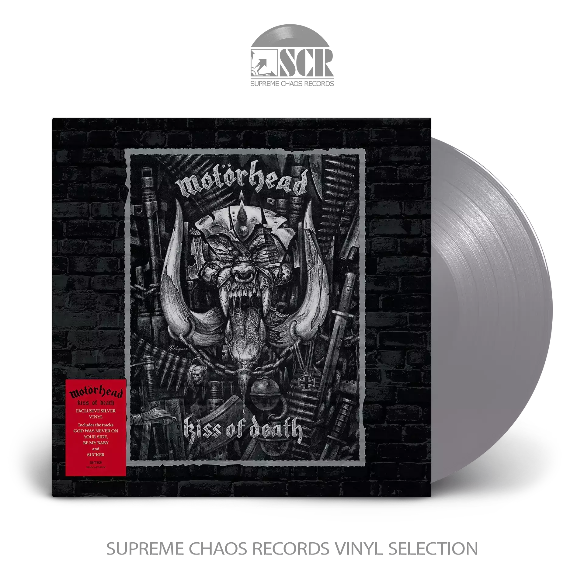 MOTÖRHEAD · Kiss Of Death | SILVER LP (Heavy Metal Vinyl)