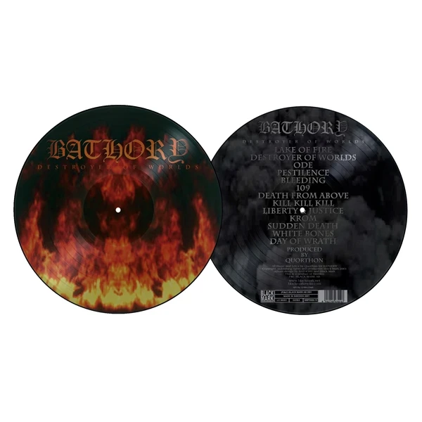 BATHORY · Destroyer Of Worlds | PICTURE LP (Heavy Metal Vinyl)