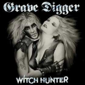 GRAVE DIGGER · Witch Hunter | GREY/BLACK SPLATTER LP (Heavy Metal Vinyl) · Bild 1