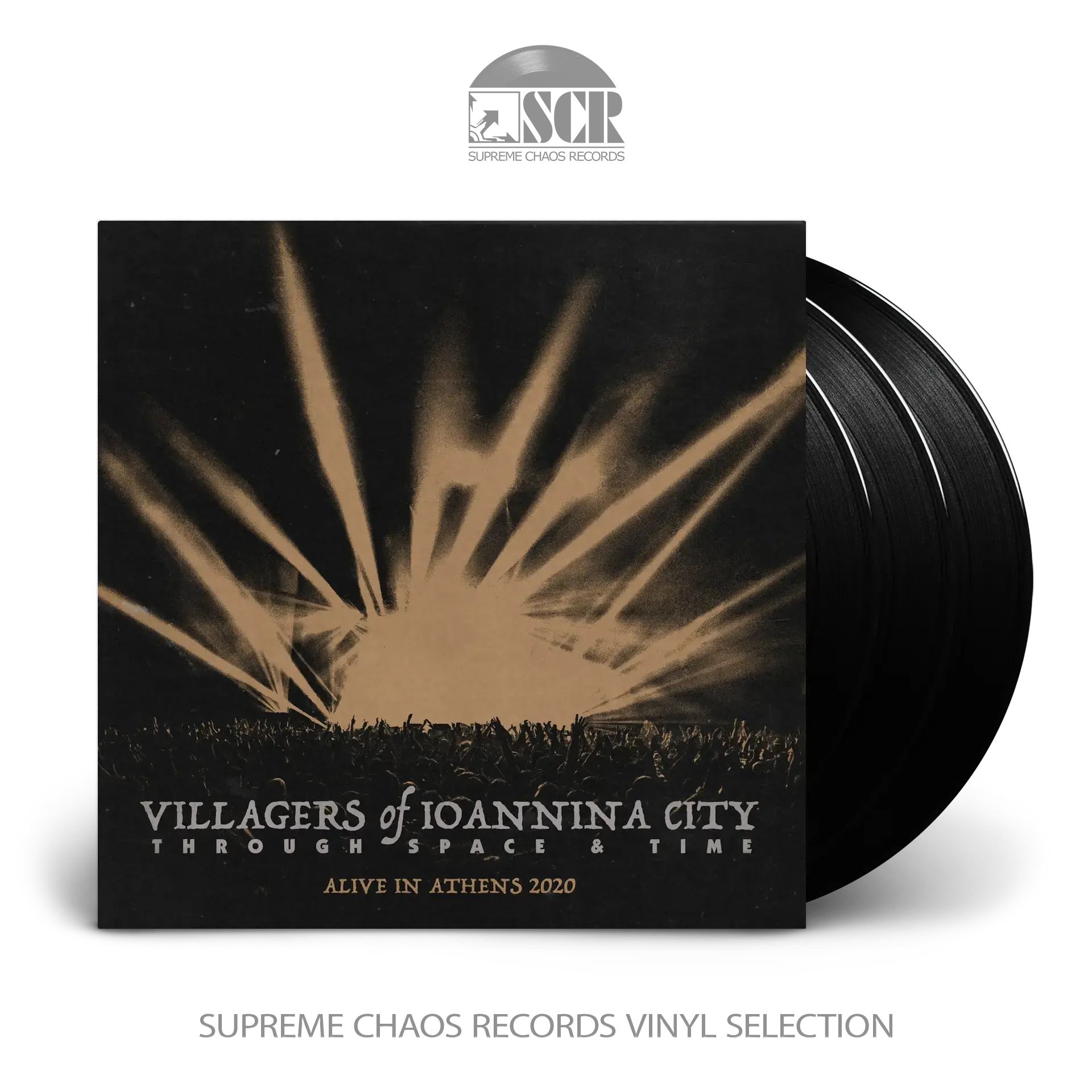 VILLAGERS OF IOANNINA CITY · Through Space And Time (Alive In Athens 2020) | BLACK 3LP (Hard Rock Vinyl)