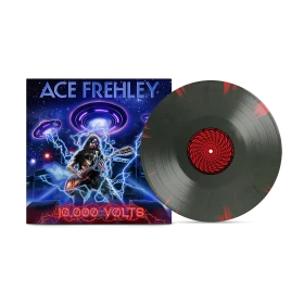 ACE FREHLEY · 10.000 Volts | EDGE ONLY SPLATTER - METAL GYM LOCKER RED SPLATTER LP (Heavy Metal Vinyl)