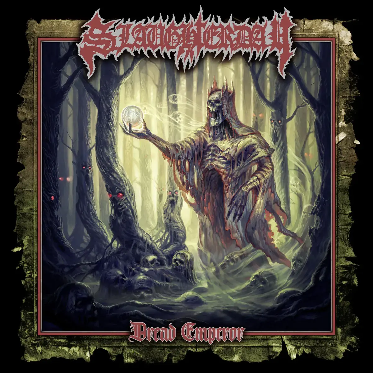 SLAUGHTERDAY · Dread Emperor | PURPLE/YELLOW SPLATTER LP (Death Metal Vinyl) · Bild 1