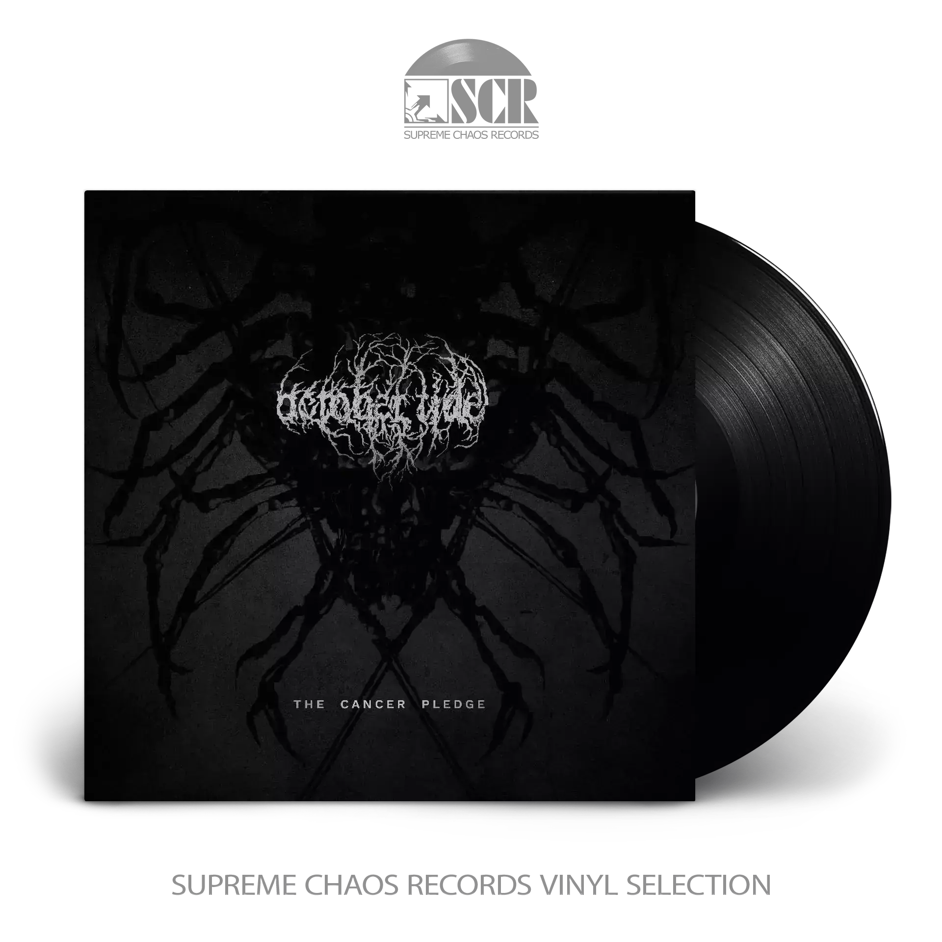 OCTOBER TIDE · The Cancer Pledge | BLACK LP (Death Metal Vinyl)