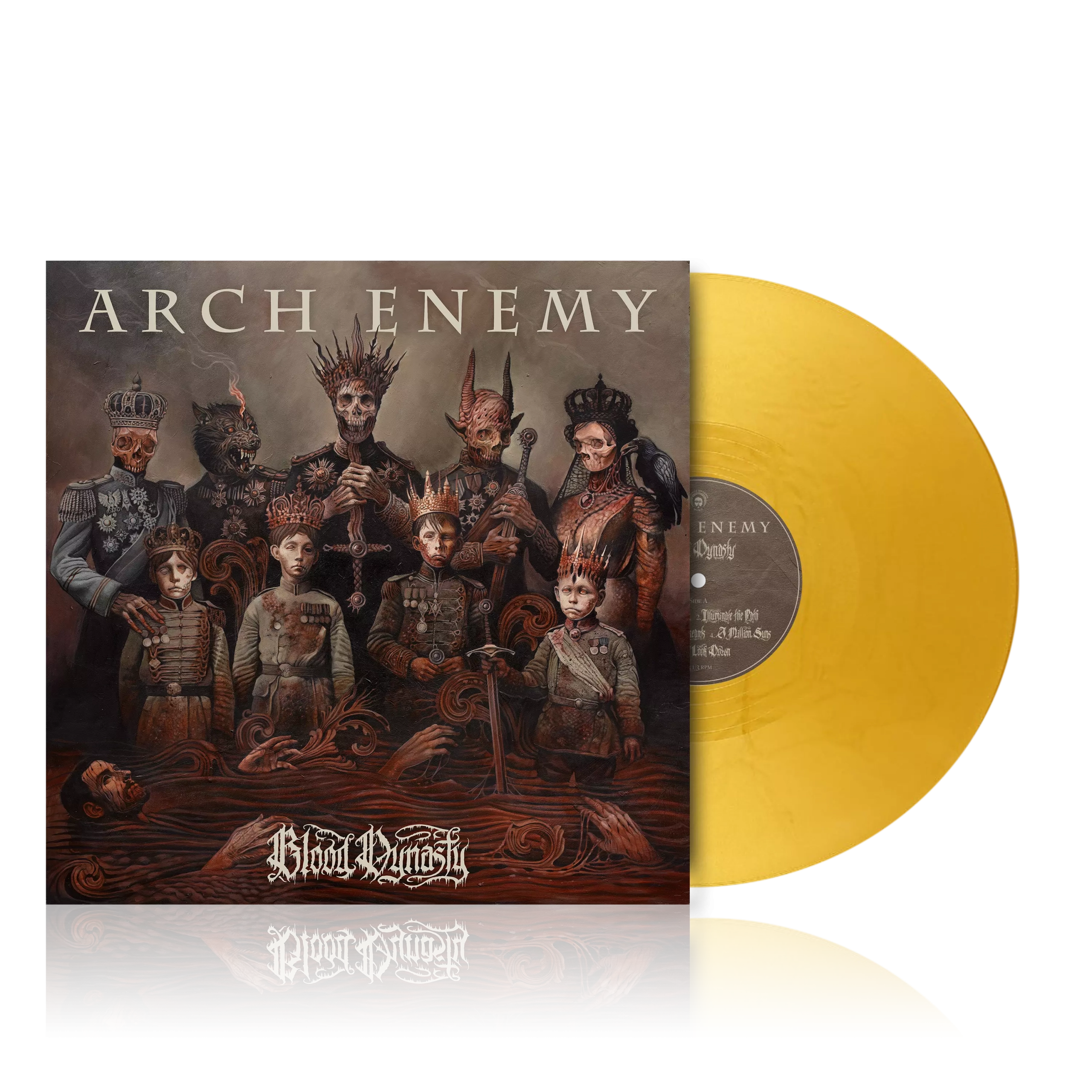ARCH ENEMY - Blood Dynasty · BRIGHT GOLD LP ARCH ENEMY - Blood Dynasty · BRIGHT GOLD LP (Melodic Death Metal Vinyl)