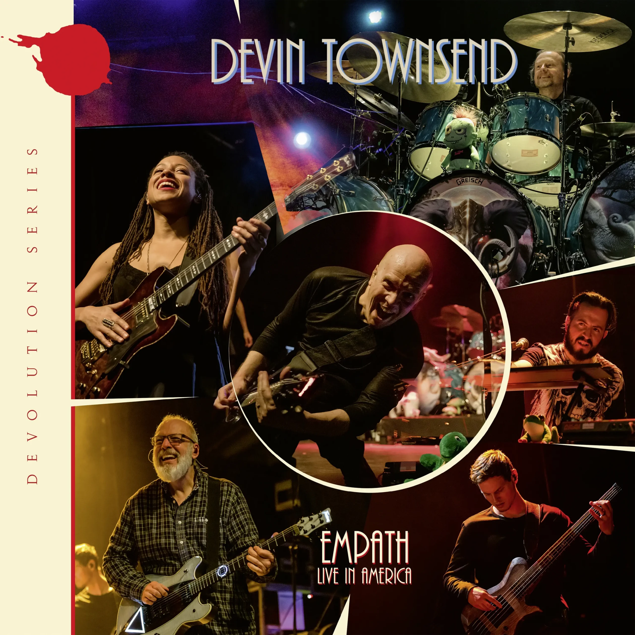 DEVIN TOWNSEND - Devolution Series #3 - Empath Live In America · TRANSPARENT SUN YELLOW 2LP · Bild 1 DEVIN TOWNSEND - Devolution Series #3 - Empath Live In America · TRANSPARENT SUN YELLOW 2LP (Progressive Rock Vinyl) · Bild 1