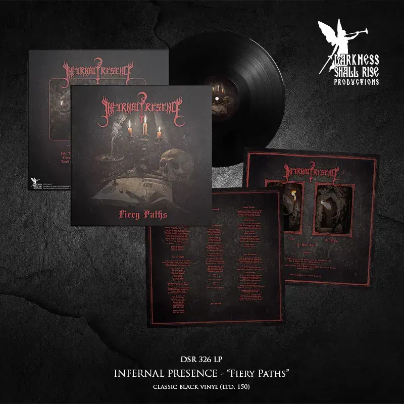 INFERNAL PRESENCE · Fiery Paths | BLACK LP (Black Metal Vinyl) · Bild 2