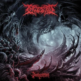 INGESTED · Denigration | PURPLE/RED/WHITE MARBLED LP (Death Metal Vinyl) · Bild 1