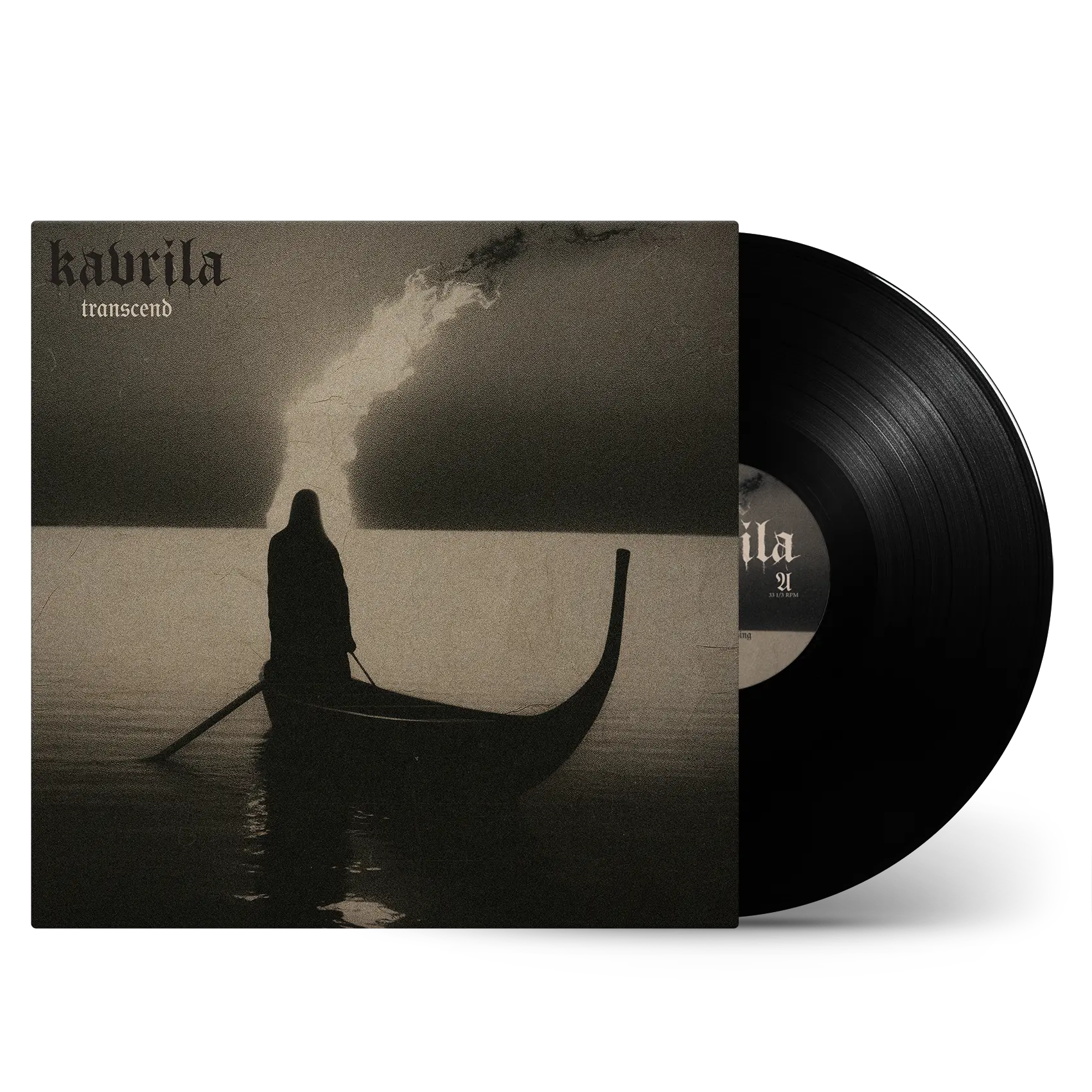 KAVRILA · Transcend | BLACK LP (Hardcore/Sludge/Crust/Post Metal Vinyl)