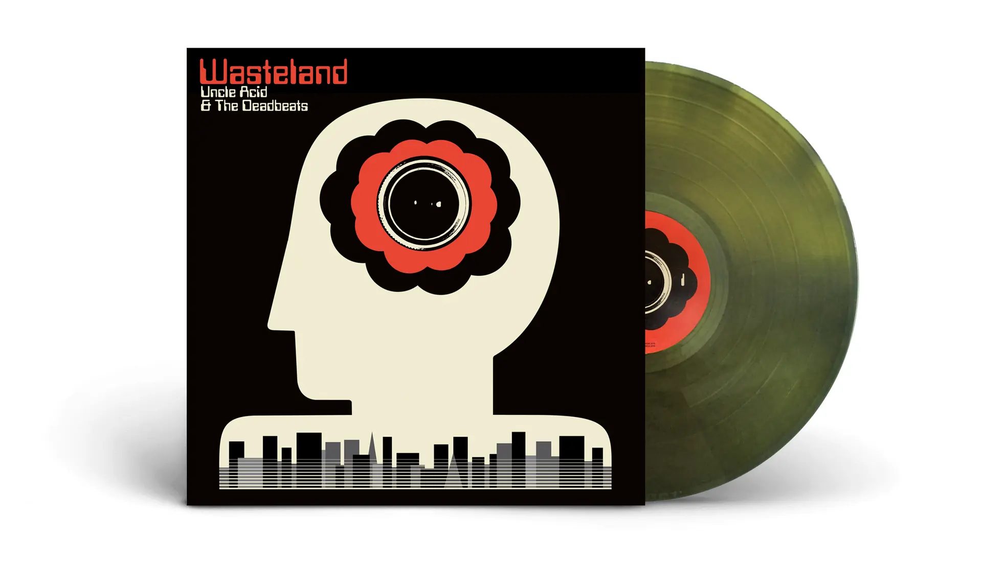 UNCLE ACID & THE DEADBEATS - Wasteland · SWAMP GREEN LP (Doom Metal Vinyl)