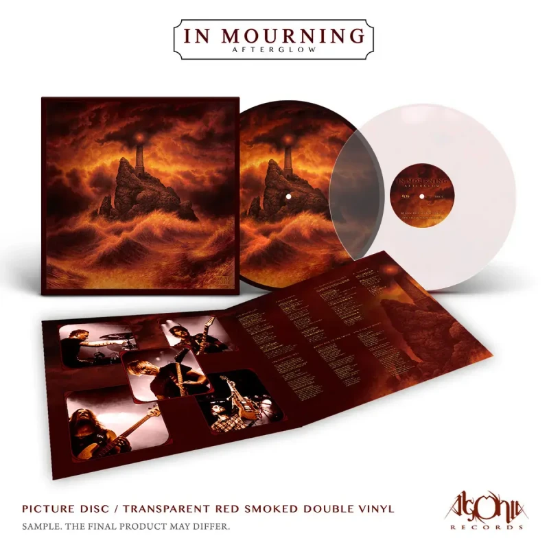 In Mourning · Afterglow | RED Smoke Picture 2LP