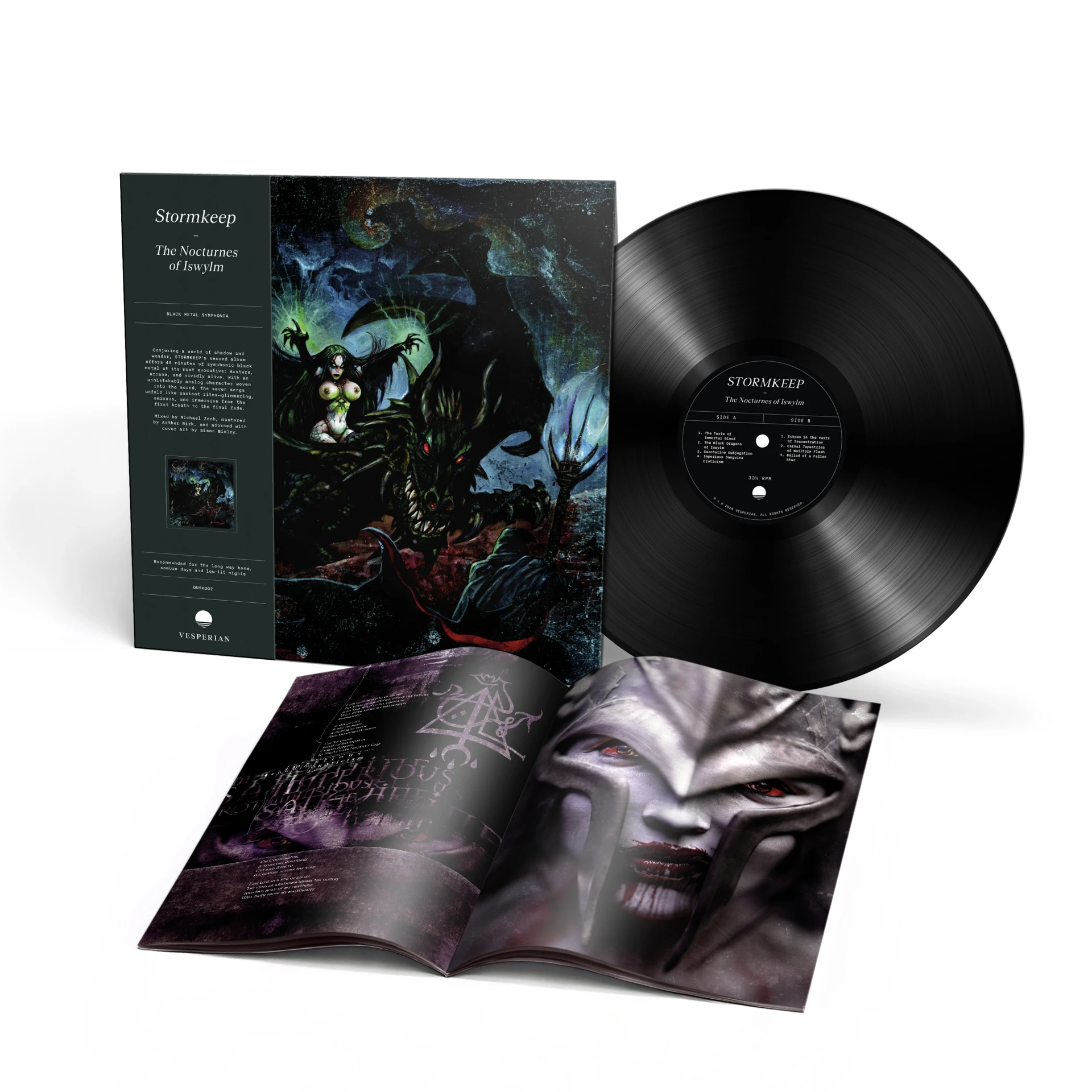 STORMKEEP · The Nocturnes Of Iswylm | BLACK LP (Black Metal Vinyl) · Bild 3