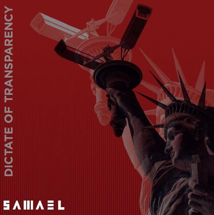 SAMAEL · Dictate of Transparency | RED 7" EP (Heavy Metal Vinyl) · Bild 1