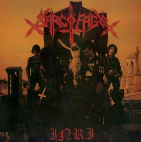 SARCOFAGO · Inri | ORANGE TAPE (Thrash Metal Tapes)