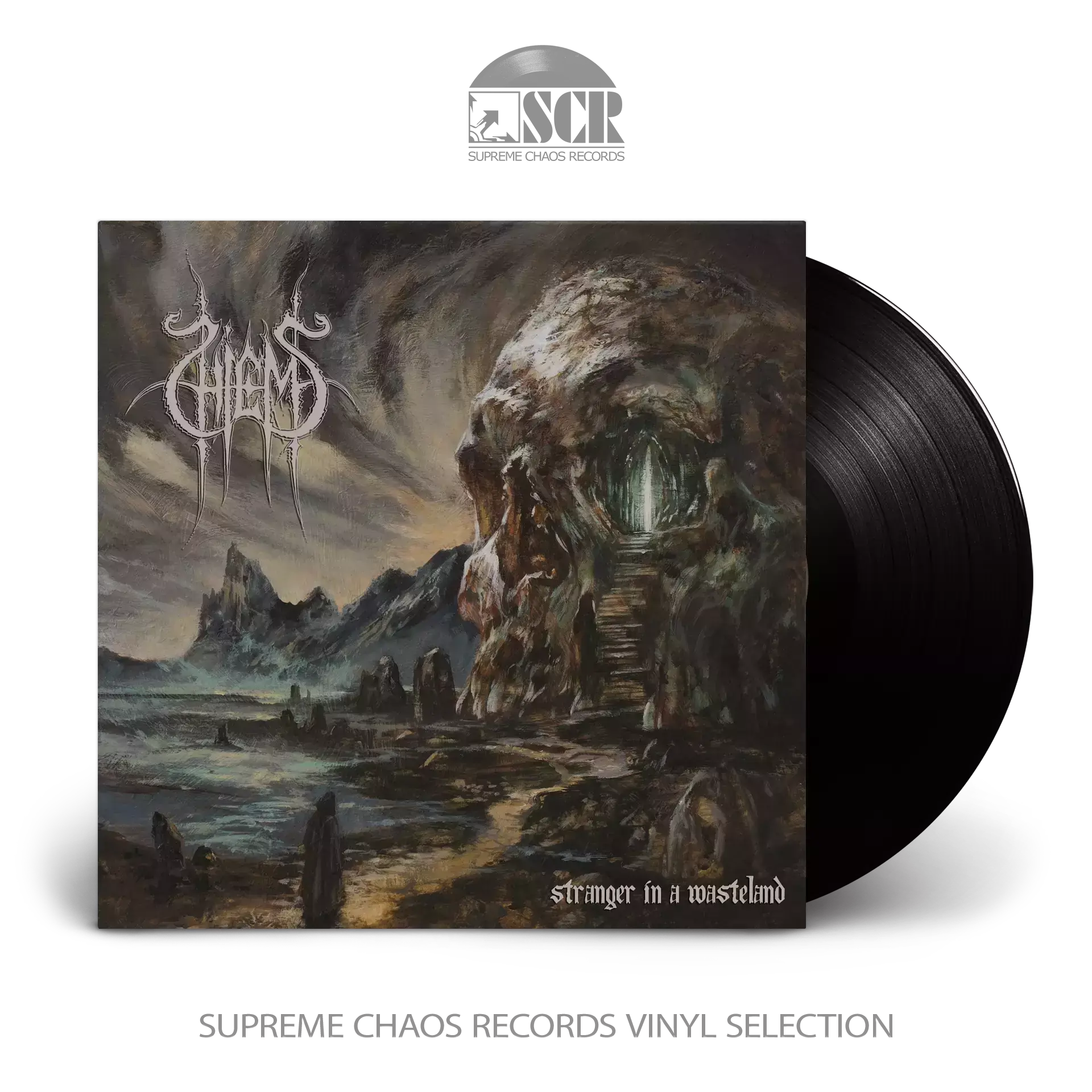 HIEMS · Stranger In A Wasteland | BLACK LP (Black Metal Vinyl)