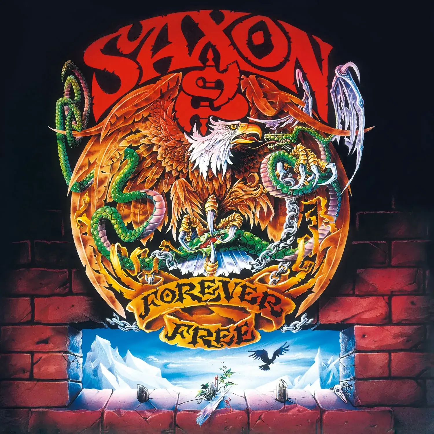 SAXON · Forever Free | TRANSPARENT BLUE LP (Heavy Metal Vinyl) · Bild 1