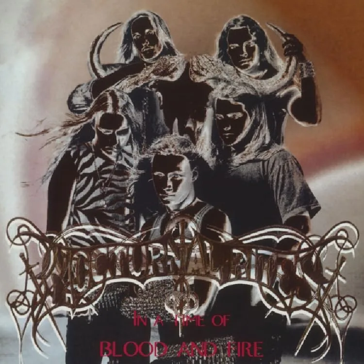 NOCTURNAL RITES - In a Time of Blood and Fire (Re-Release) [CLEAR LP] (Heavy Metal Vinyl) · Bild 1