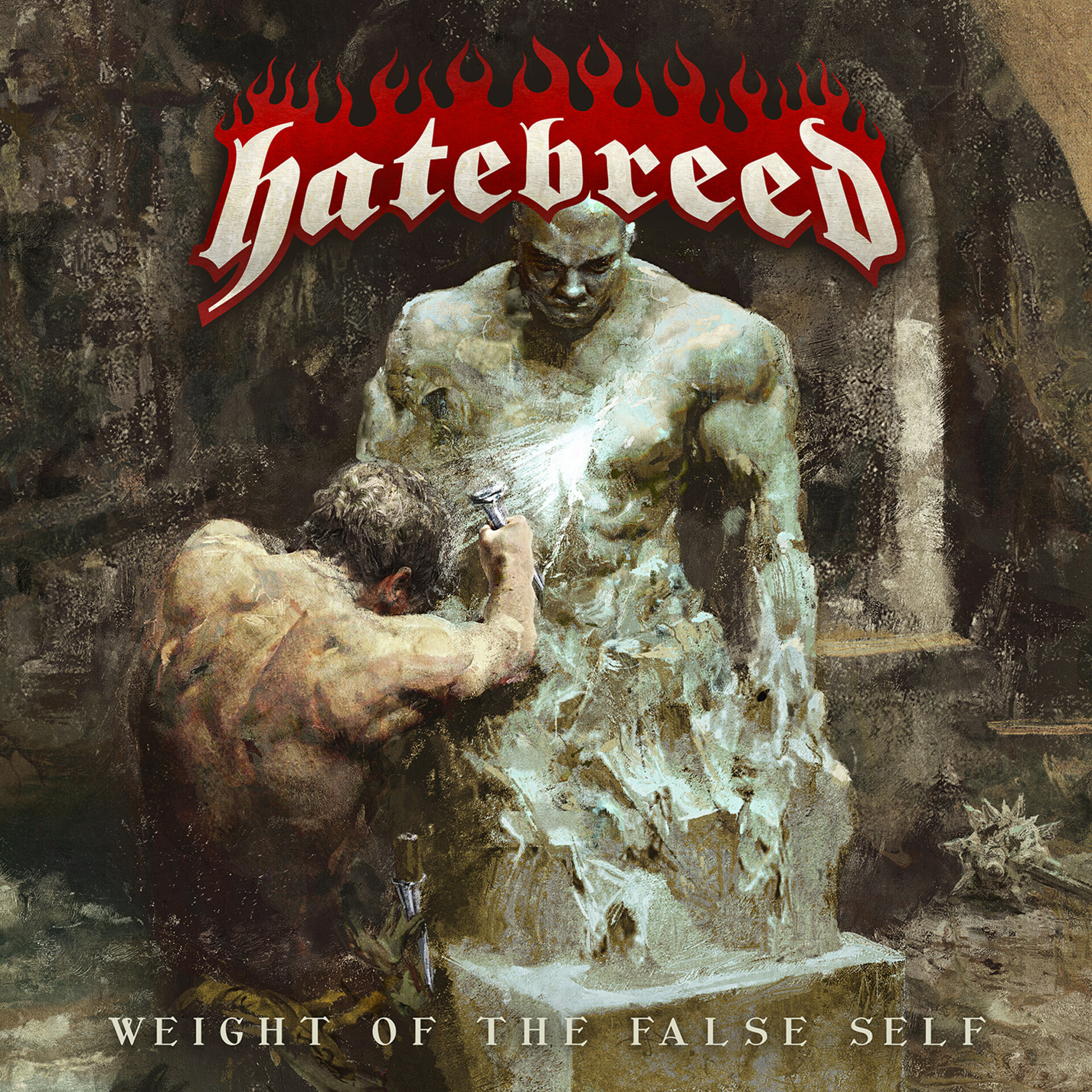 HATEBREED · Weight of the false self | GREY MARBLED LP (Hardcore Vinyl) · Bild 1